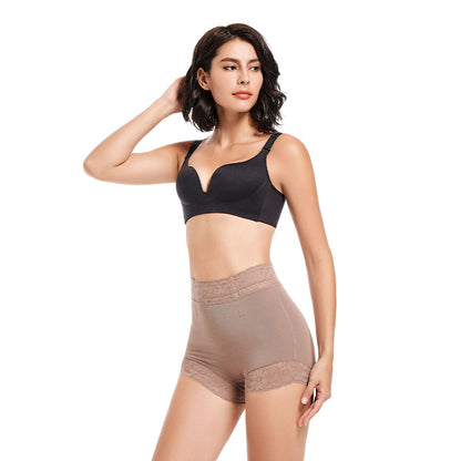 SEAMLESS SHAPING PANTIES,LACE HIGH-WAIST CURVE UNDERWEAR