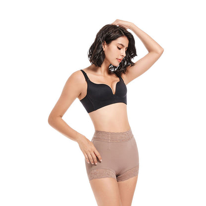 SEAMLESS SHAPING PANTIES,LACE HIGH-WAIST CURVE UNDERWEAR