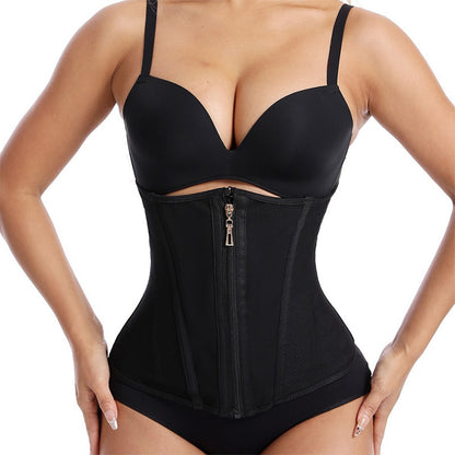 WAIST CINCHER/CORSET WAIST TRAINER, ZIPPER FRONT CLOSURE, FITNESS & YOGA, TUMMY CONTROL, SPORTS WAIST BELT