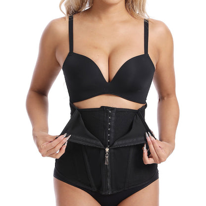 WAIST CINCHER/CORSET WAIST TRAINER, ZIPPER FRONT CLOSURE, FITNESS & YOGA, TUMMY CONTROL, SPORTS WAIST BELT